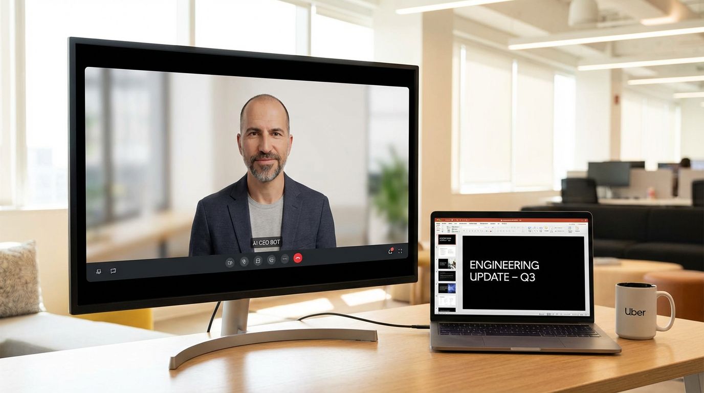 מהנדסי Uber בנו צ'אטבוט AI של המנכ"ל שלהם לתרגול מצגות